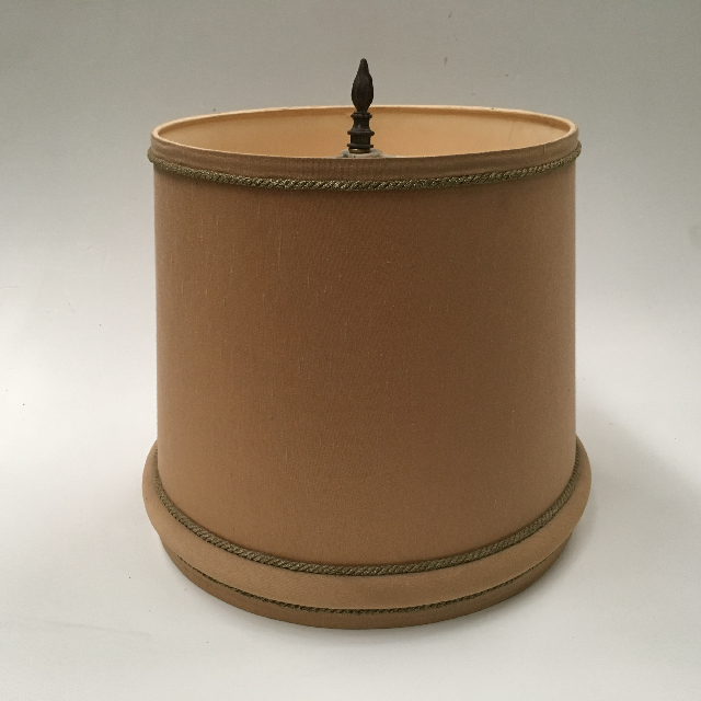 LAMPSHADE, Empire Style (Medium) - Tan w Finial